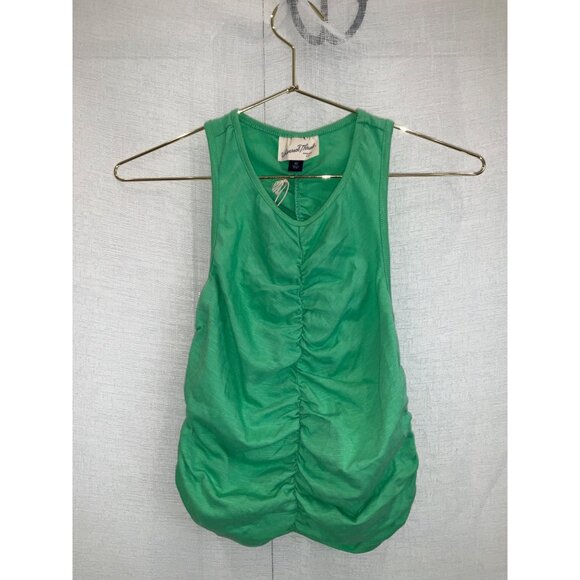 Universal Thread™  Women's Ruched Tank top Green size XS - Picture 3 of 5